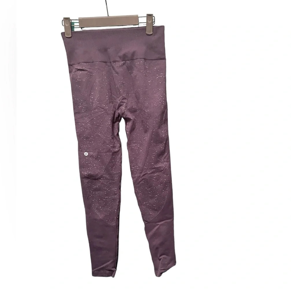 LULULEMON HIGH WAISTED SPECKLED SEAMLESS LEGGINGS